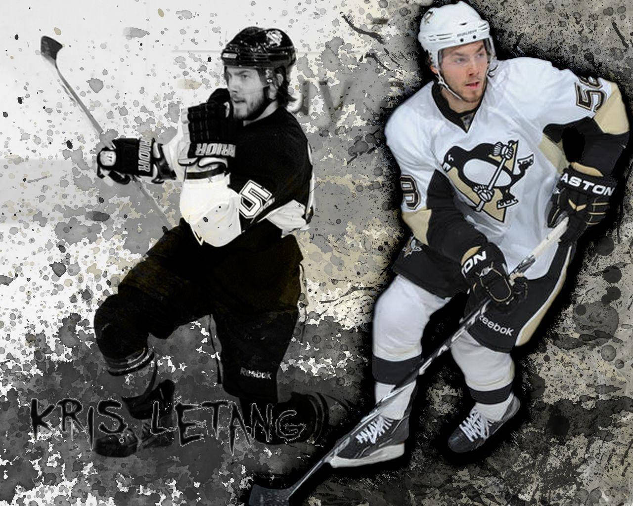 Kris Letang Ice Hockey Defenseman Digital Art Wallpaper