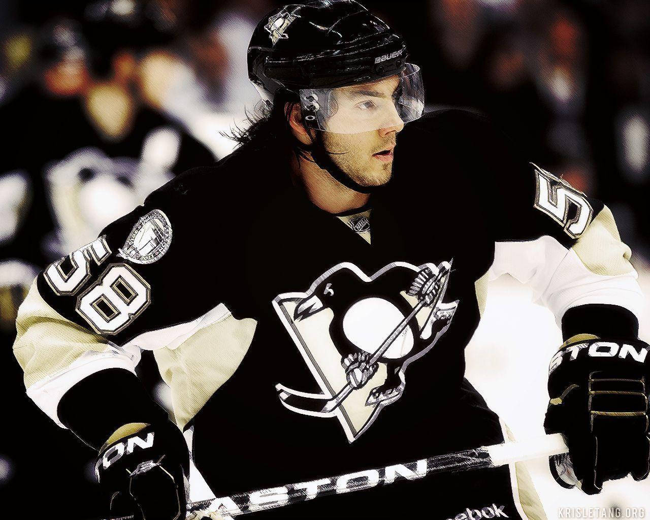 Kris Letang Ice Hockey Professional Player Wallpaper