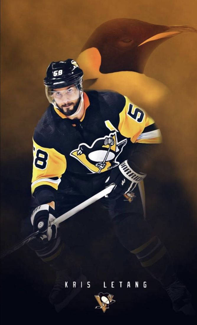 Kris Letang National Hockey League Poster Wallpaper