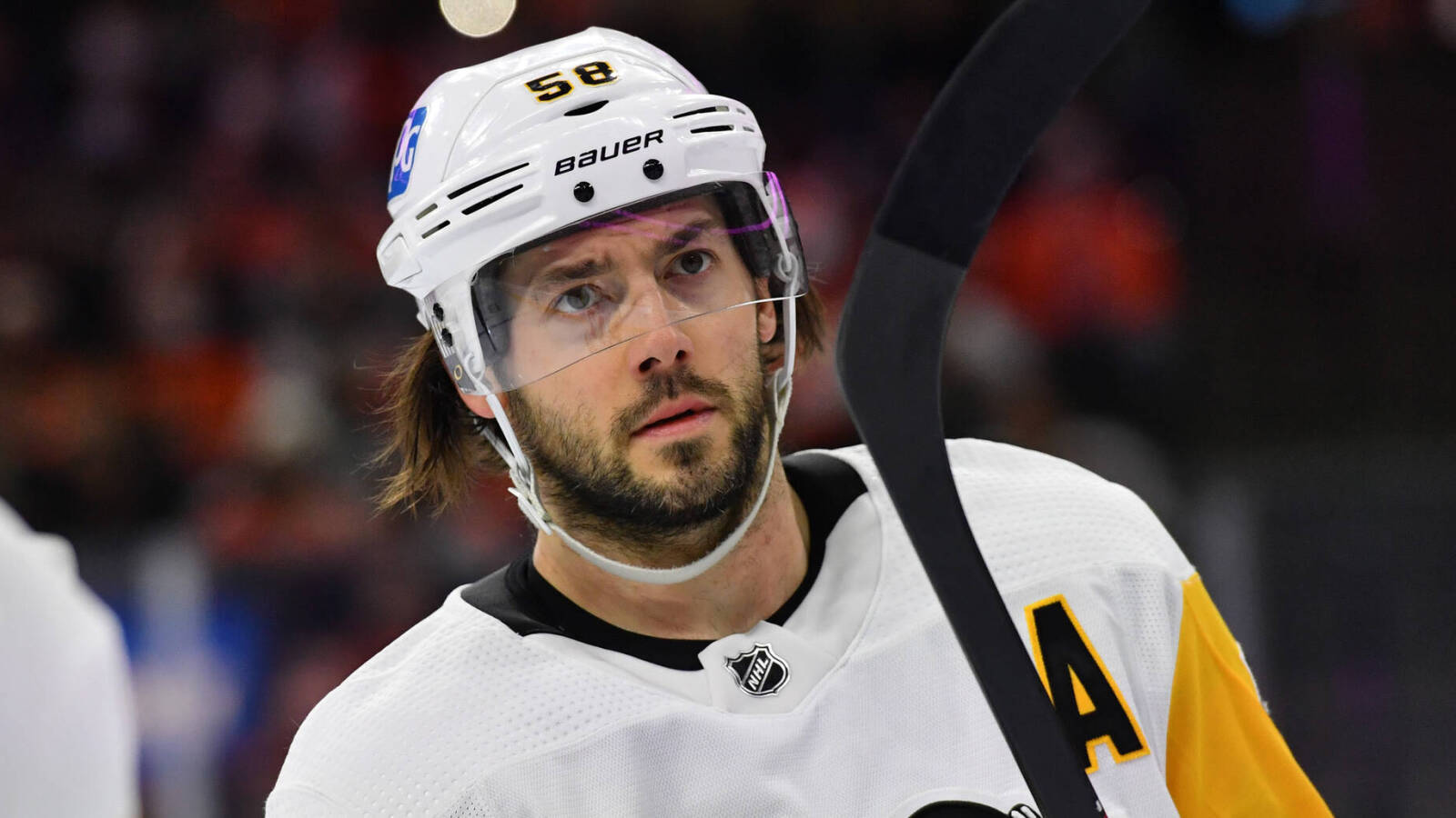 Kris Letang Player Of National Hockey League Wallpaper