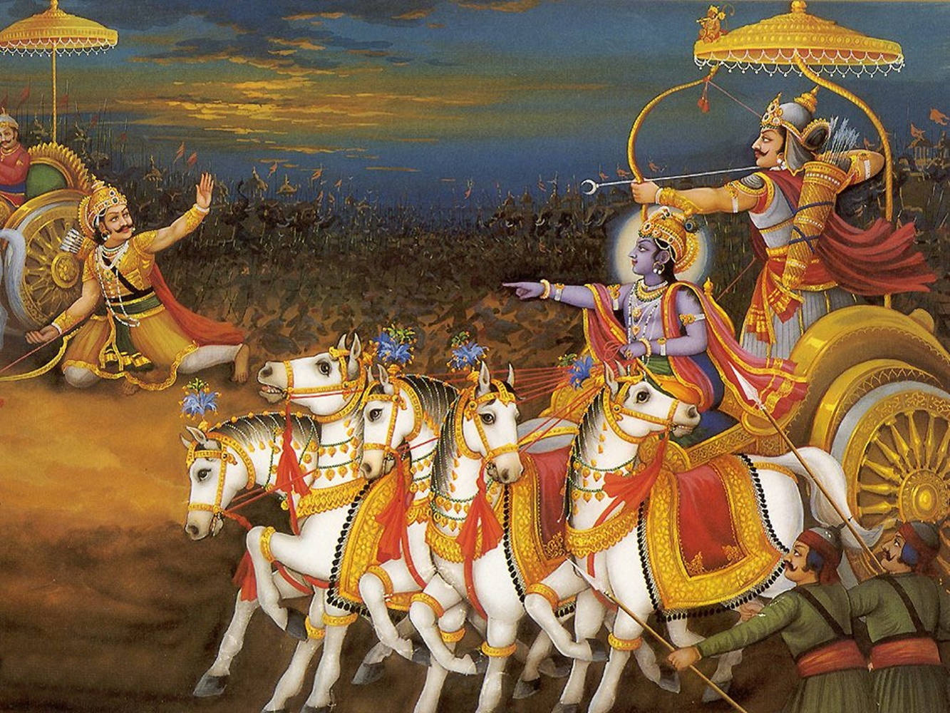 Krishna Arjun HD Wallpapers 100 MrWallpaper
