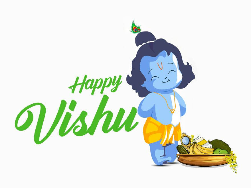 Krishna Boy God Vishu Wallpaper