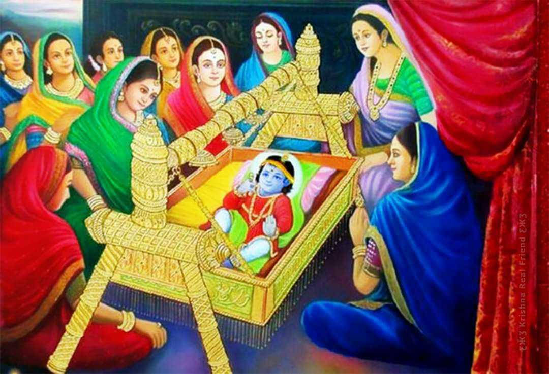 Krishna Hd Indian Women Wallpaper