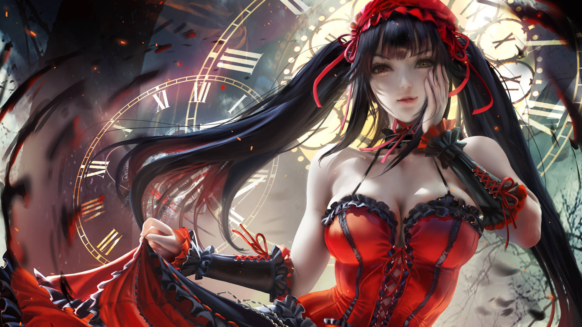 Download free Kurumi Tokisaki Edgy Anime Pfp Wallpaper - MrWallpaper.com