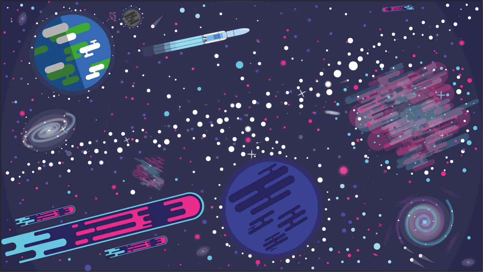 Kurzgesagt Stars Wallpaper