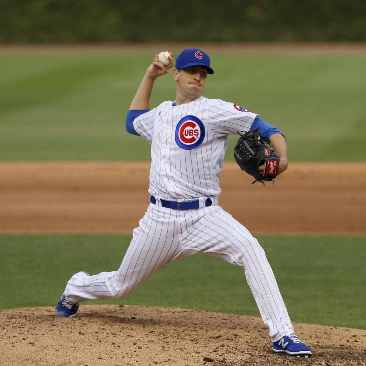 Kyle Hendricks In Action Wallpaper