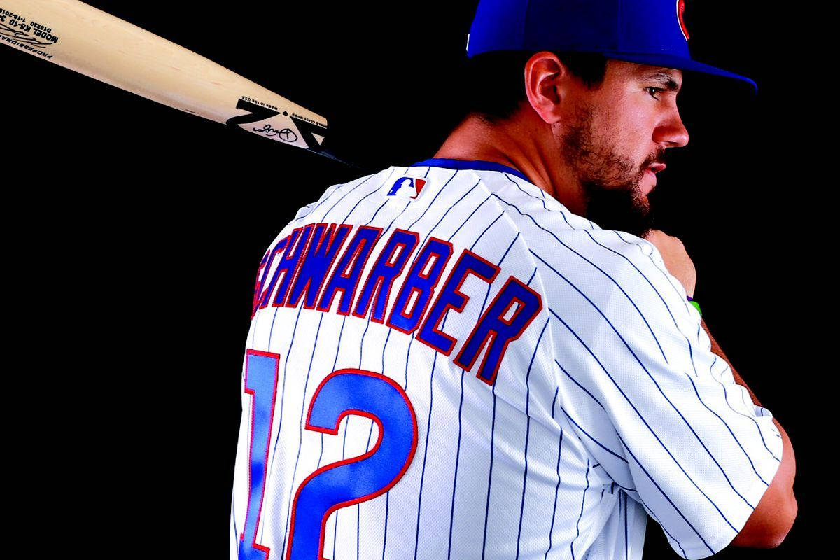 Kyle Schwarber Back Photo Wallpaper