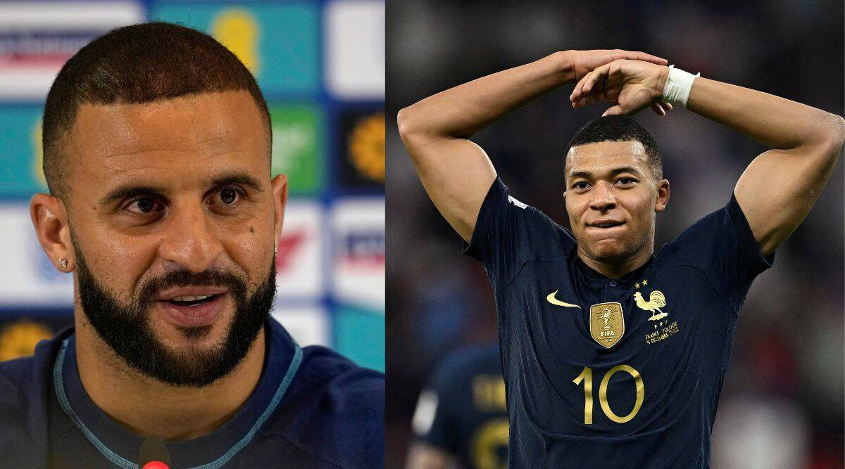 Kyle Walker And Kylian Mbappe Wallpaper