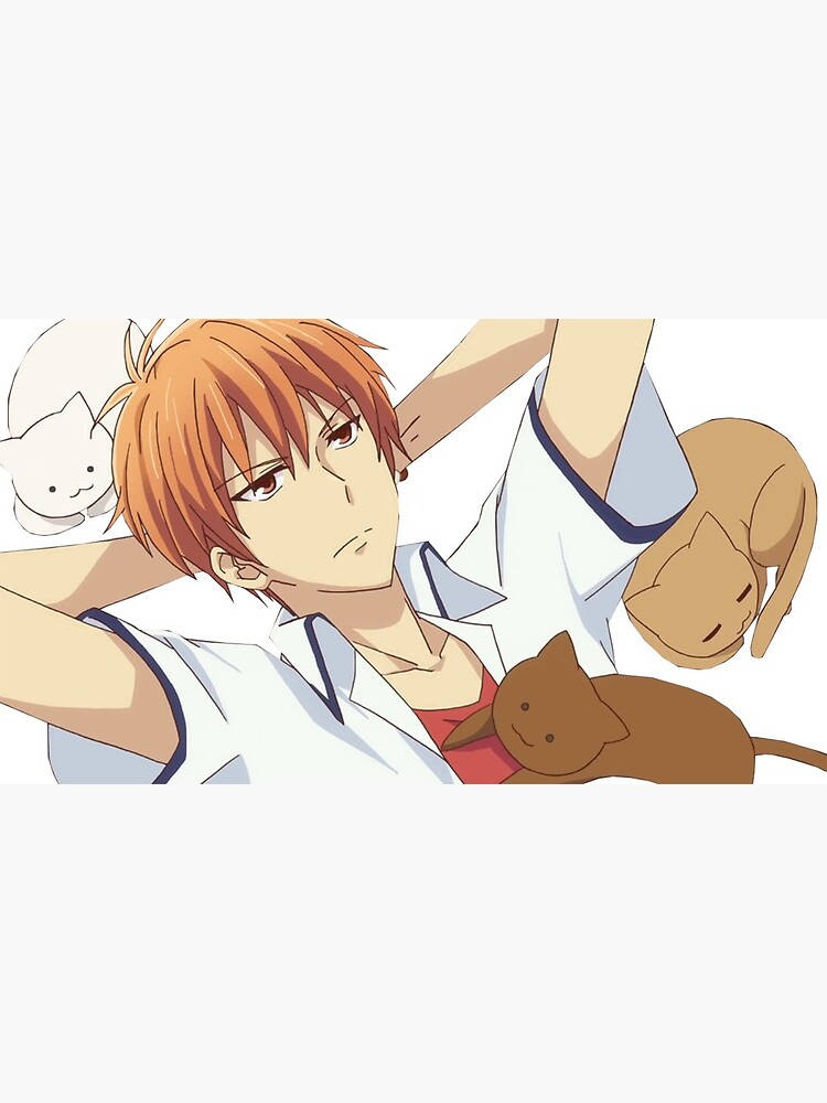 Kyo With Cats Fruits Basket 2019 Wallpaper