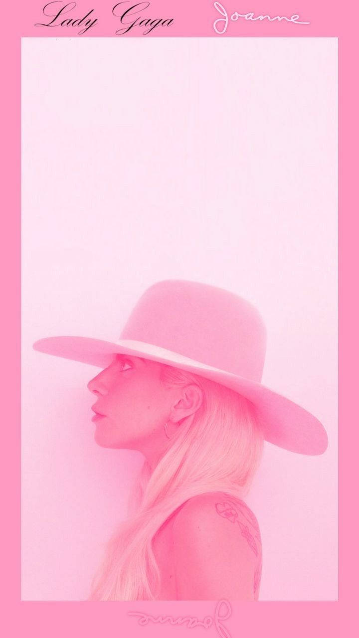 Lady Gaga Joanne In Pink Wallpaper