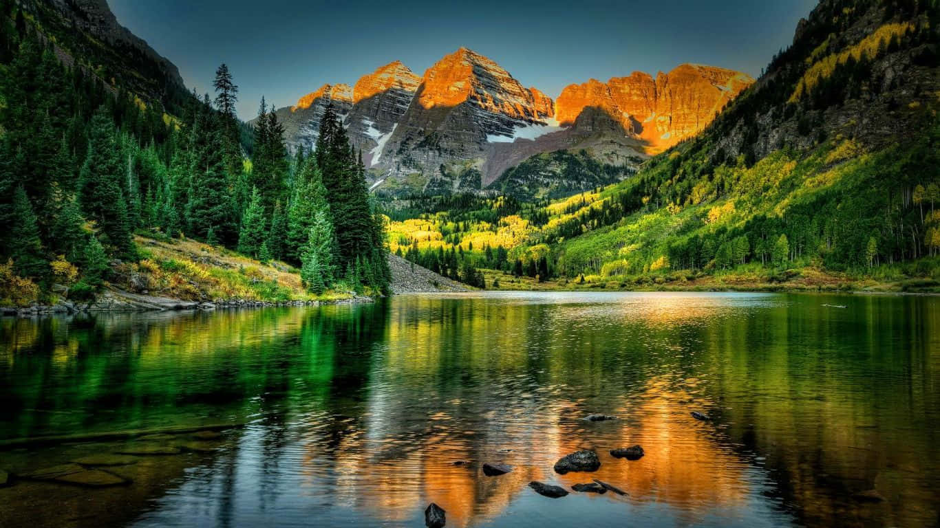 Lake Laptop 1366 X 768 Wallpaper