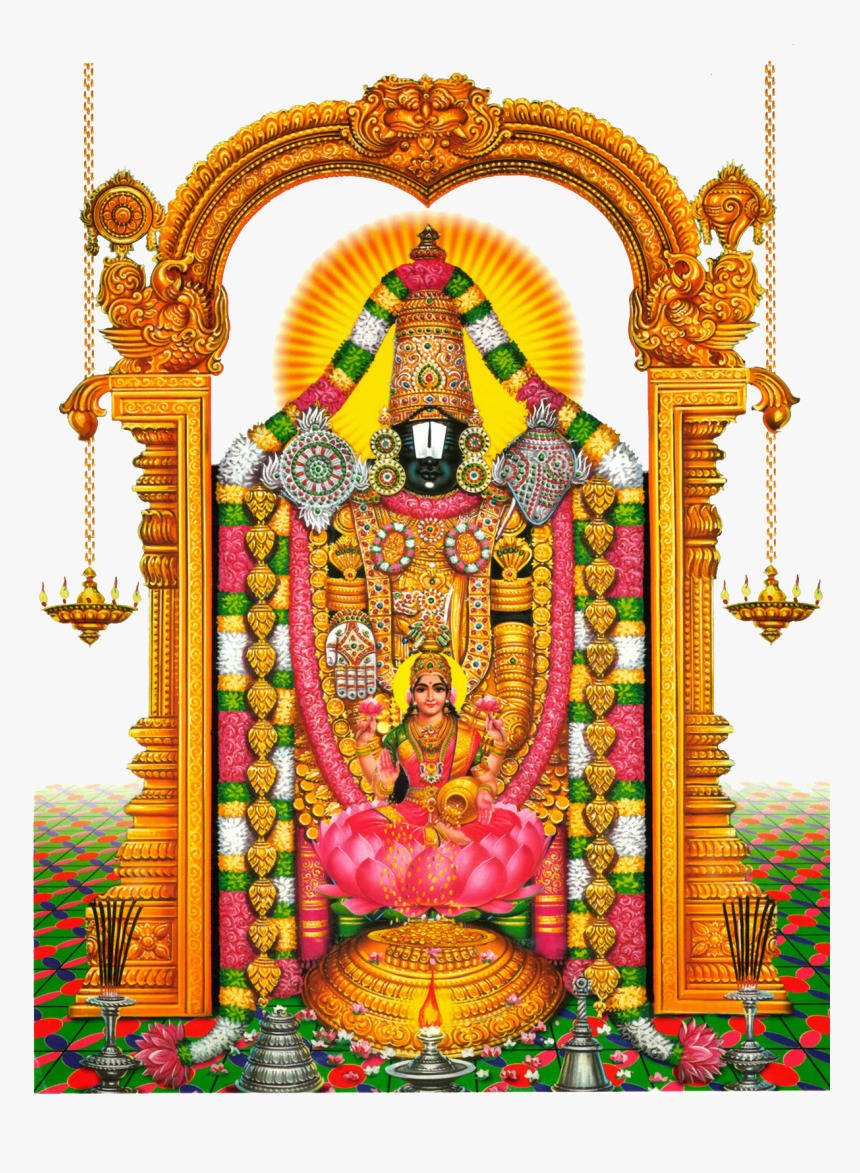 Lakshmi Devi With Lord Venkateswara 4k Wallpaper