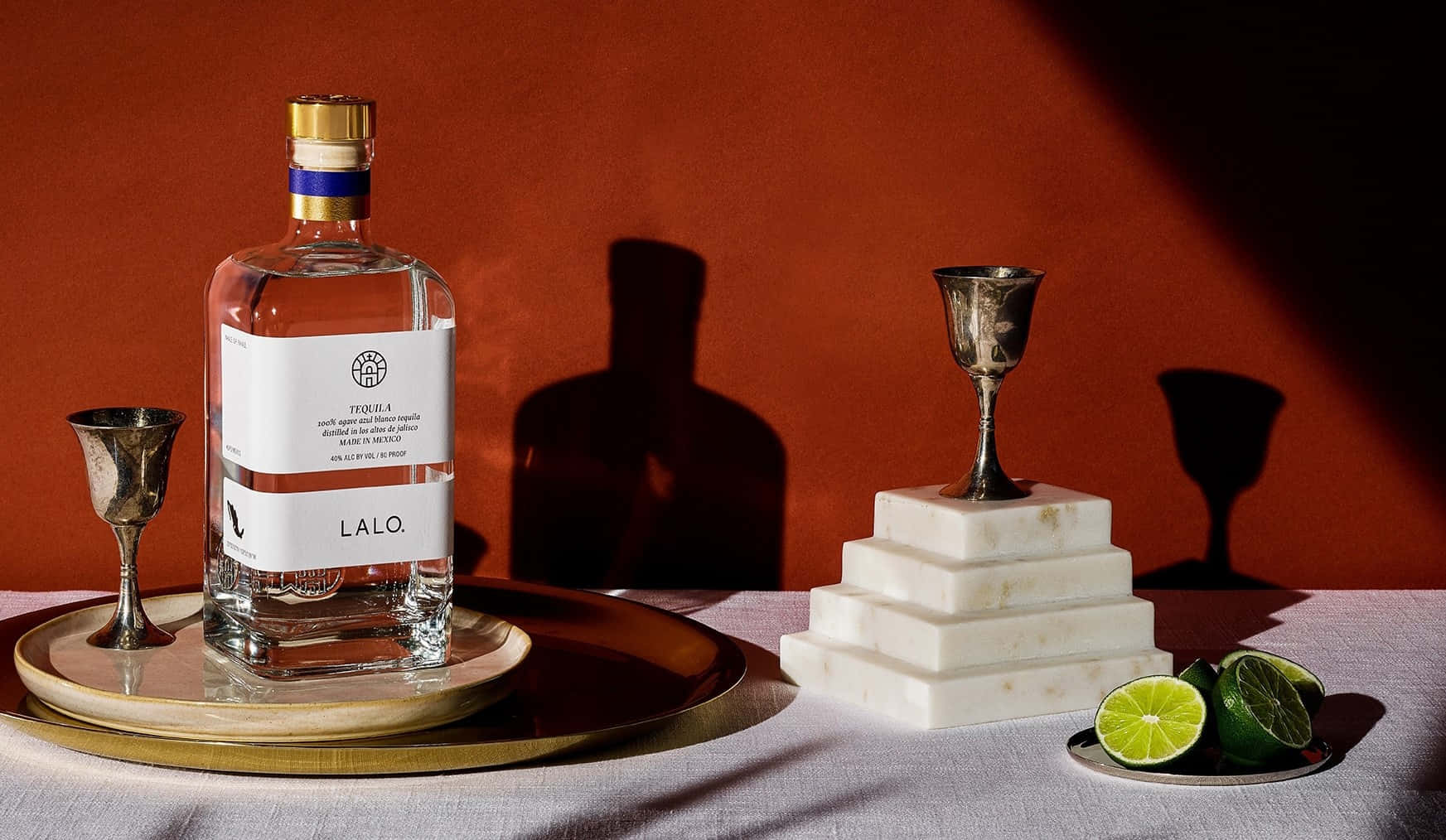 Lalo Tequila Elegant Presentation Wallpaper