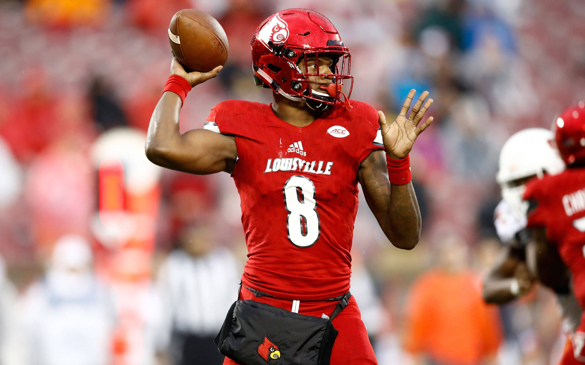 Lamar jackson store louisville jersey stitched