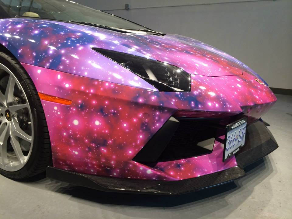 Lamborghini Galaxy Front Wallpaper