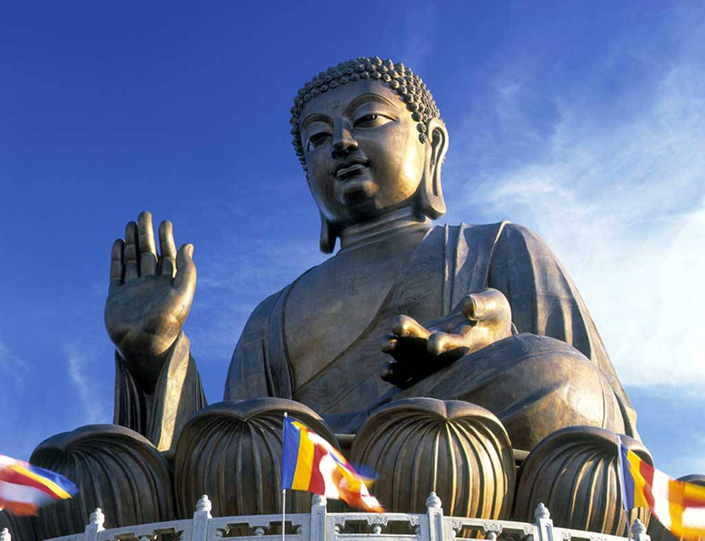 Large Mountain Buddha God Laptop Wallpaper