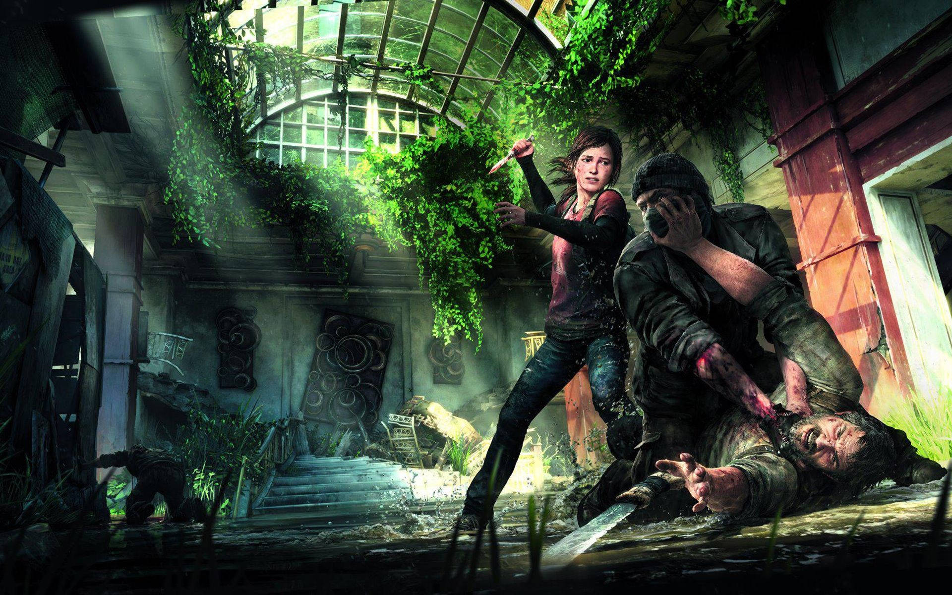 Download free Last Of Us Fight Scene Wallpaper - MrWallpaper.com