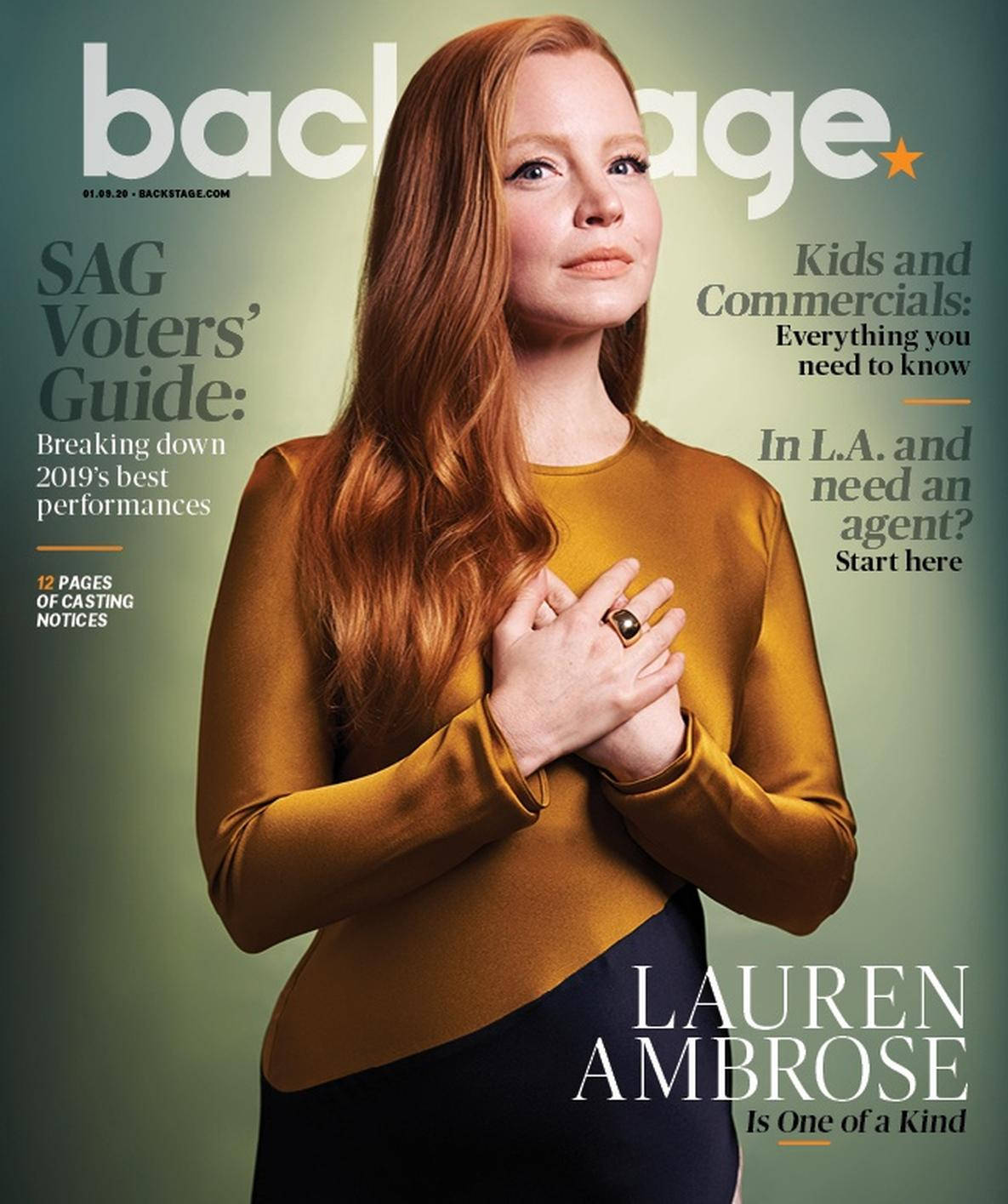 Lauren Ambrose For Backstage Magazine Wallpaper