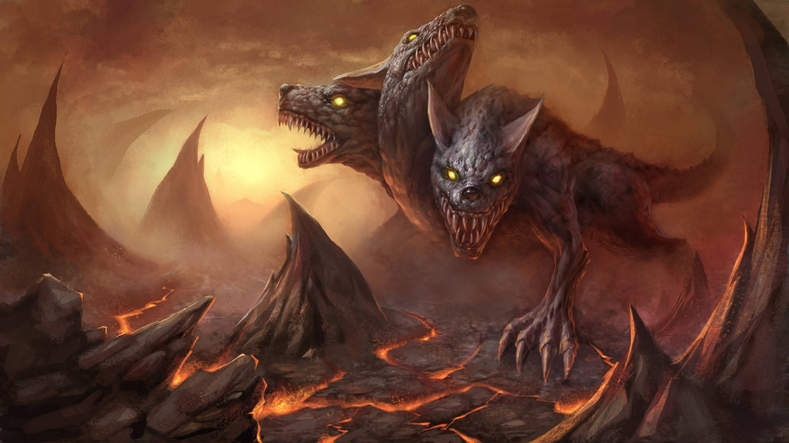 Lava Land Cerberus Wallpaper