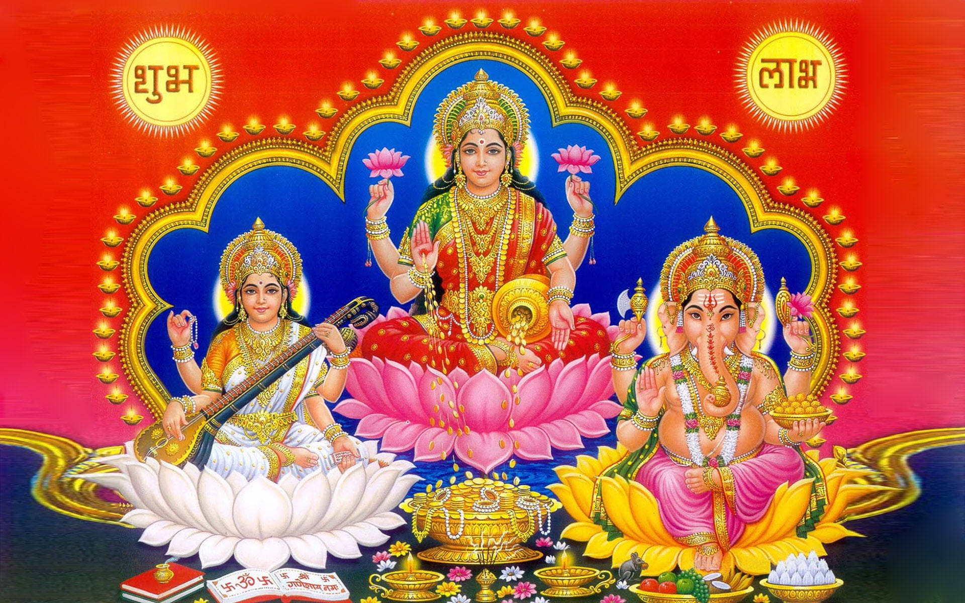 Ganesh Laxmi Wallpaper