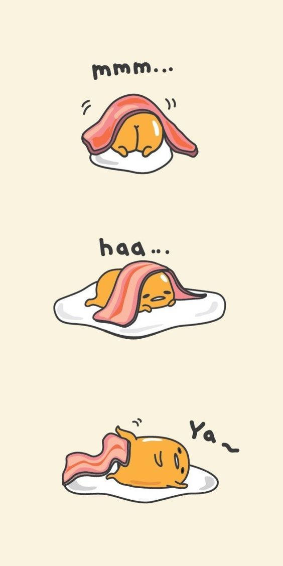 Lazy Gudetama Aesthetic Wallpaper