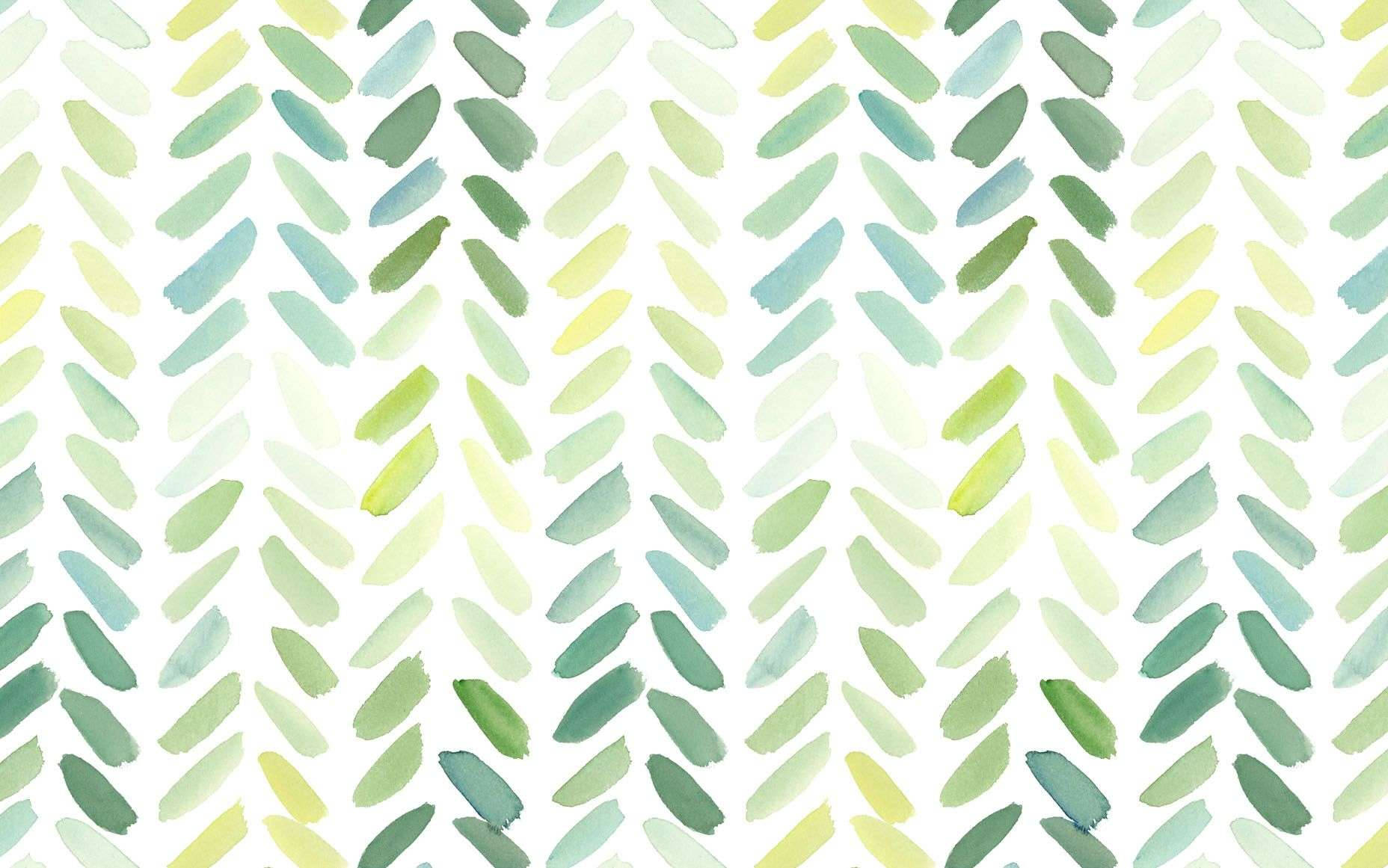 Leaf Like Sage Green Desktop Wallpaper