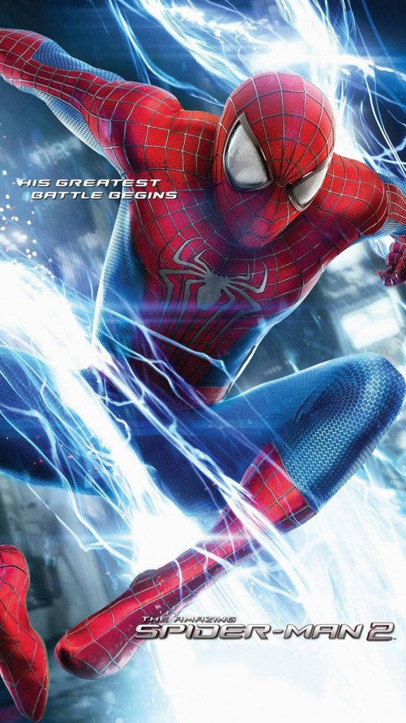 Leaping Spider Man Iphone Wallpaper