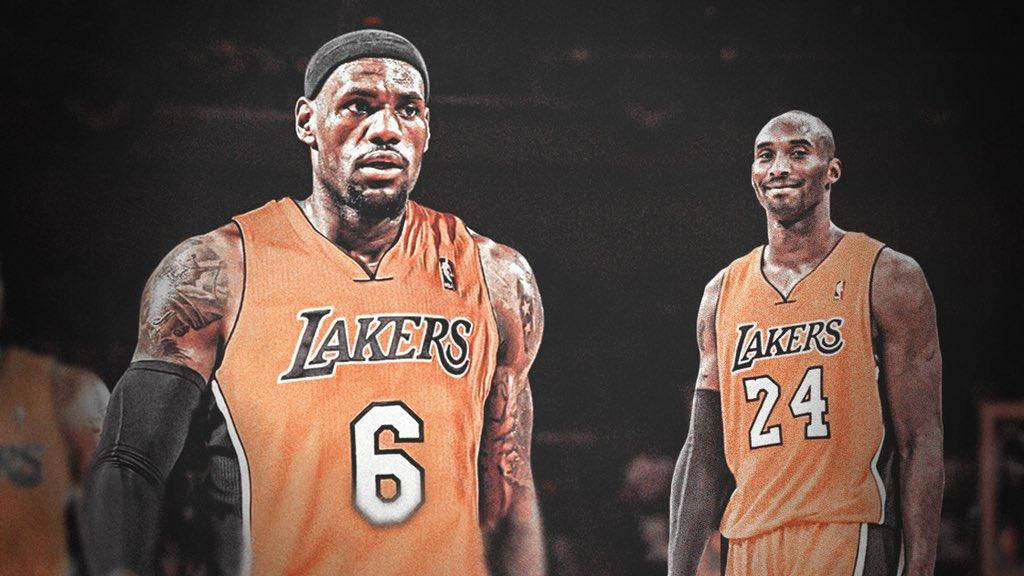 Lebron James And Kobe Lakers Wallpaper