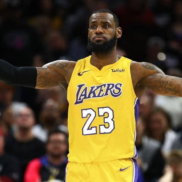 Lebron James Lakers Arms Spread Wallpaper