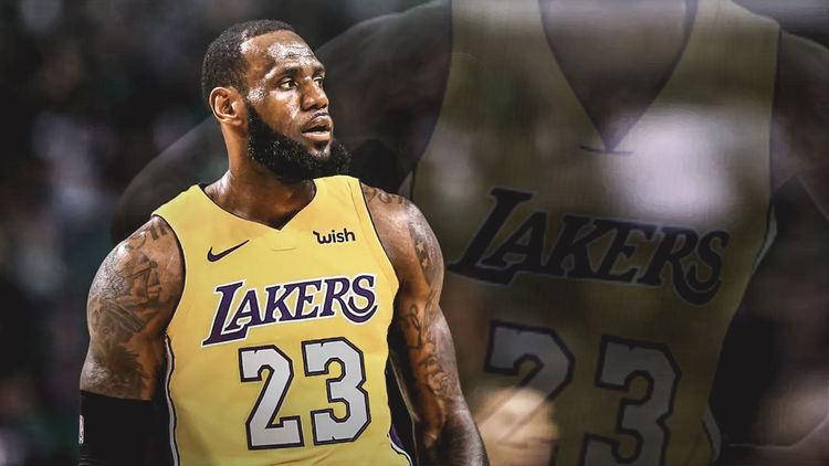Lebron James Lakers Transparent Double Wallpaper