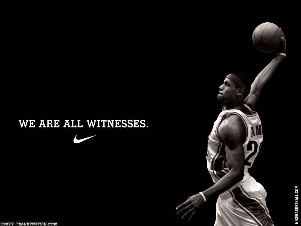 Lebron James Showcases His Athleticism With A Powerful Dunk Wallpaper