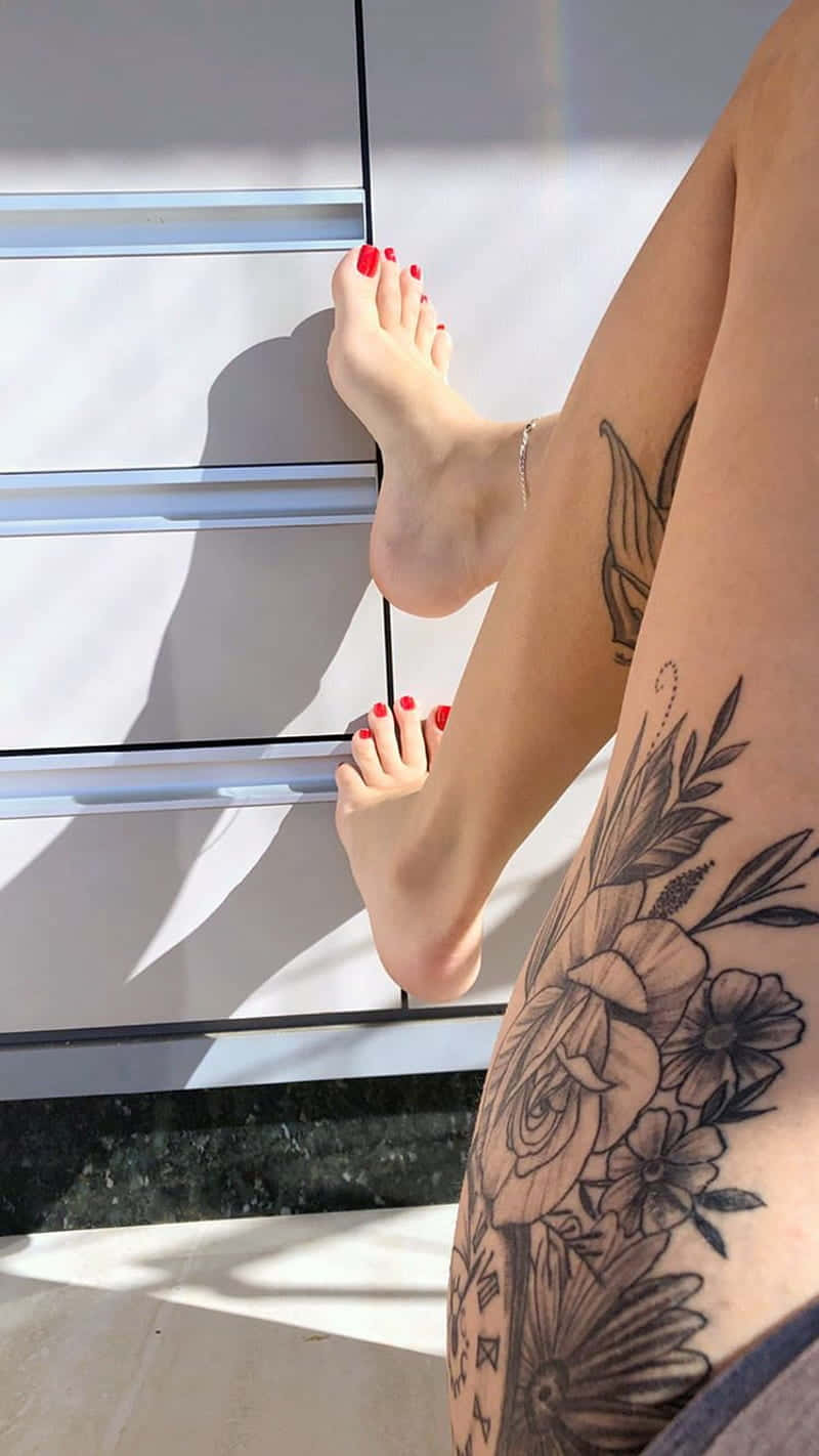 Leg Tattoos Pretty Toes Wallpaper