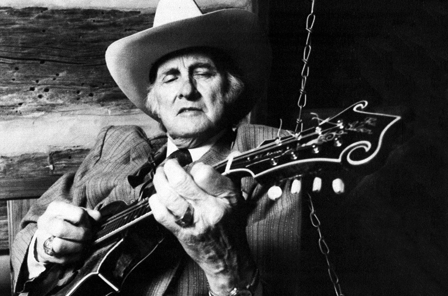 Legendary Bluegrass Musician, Bill Monroe, Performing In 1984 Wallpaper