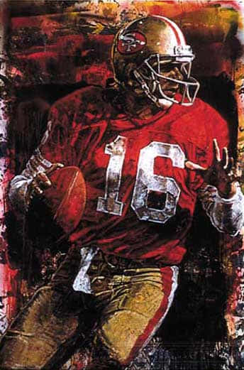 Legendary Quarterback Joe Montana Wallpaper