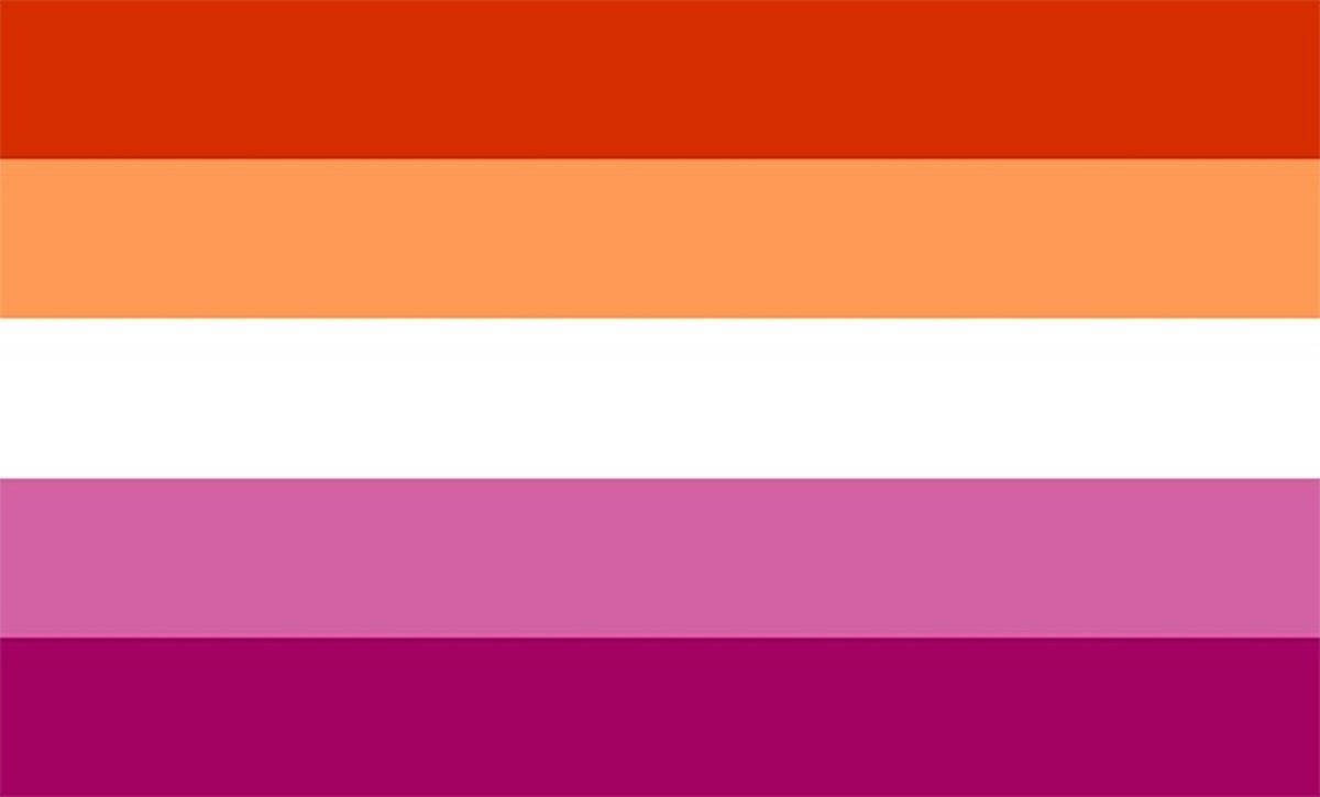 Lesbian Flag Icon Wallpaper