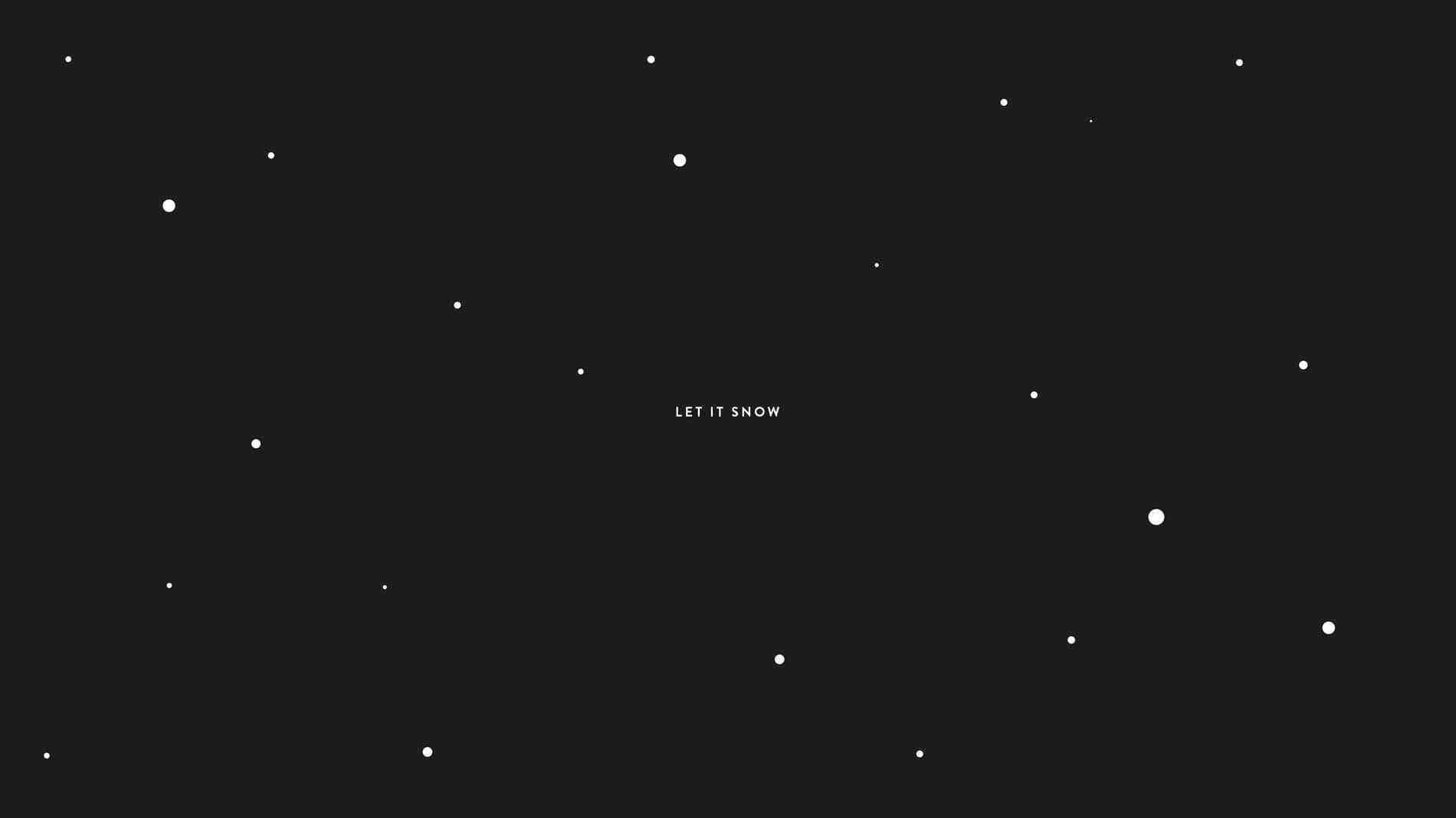 Let It Snow Tumblr Laptop Wallpaper