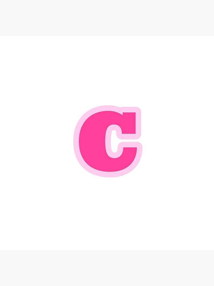 Letter C In Pink Wallpaper