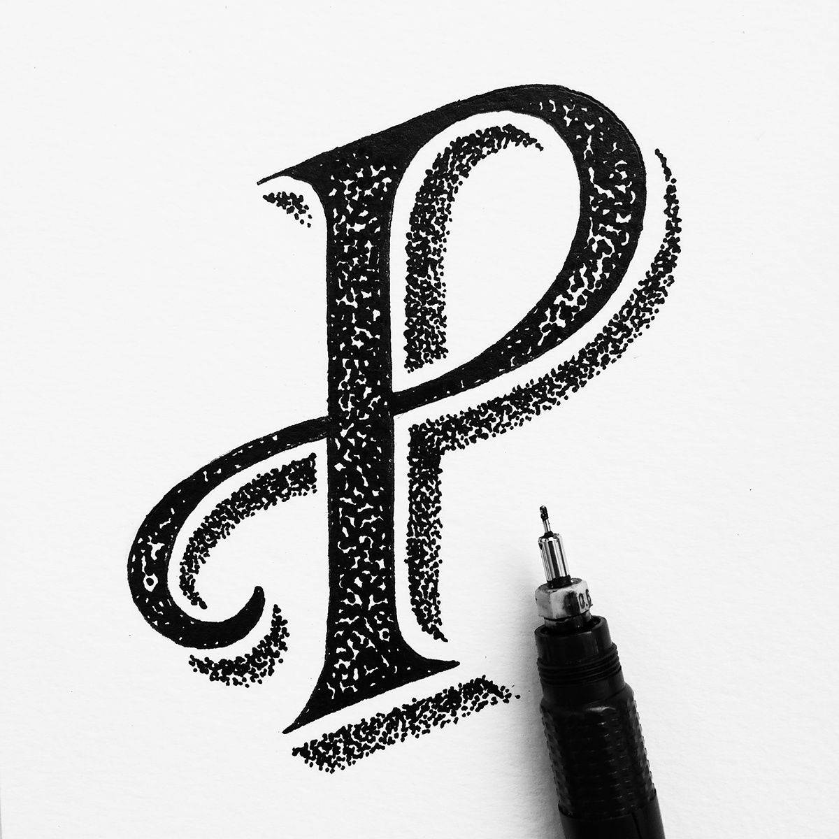 Letter P Pen Wallpaper
