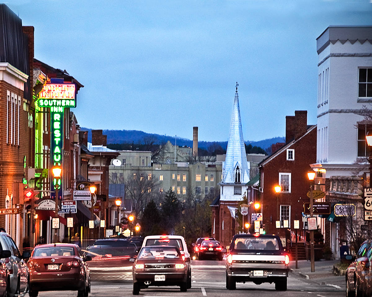 Lexington Colorful Old Facades Wallpaper