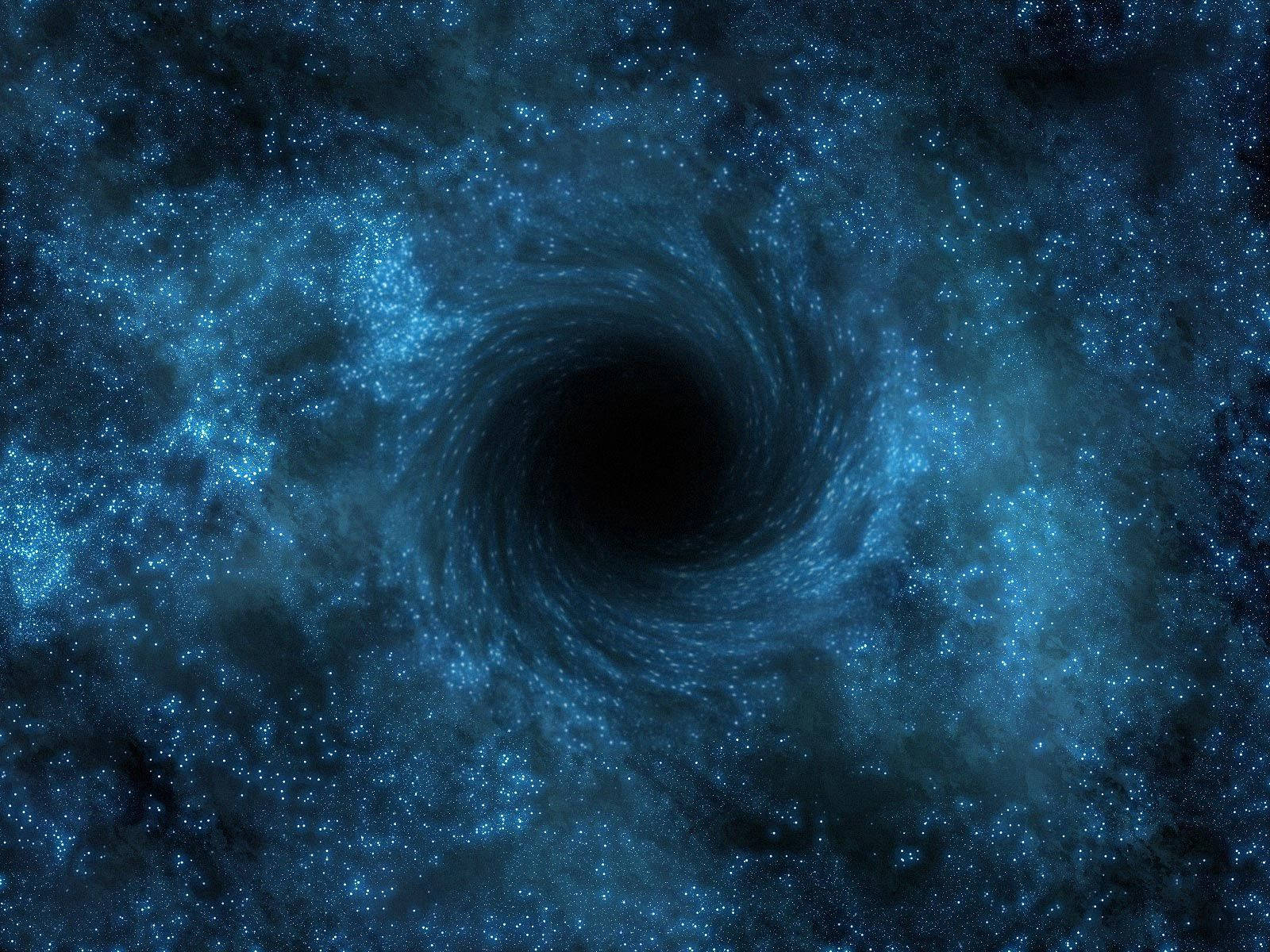 Light Blue Super Nova Black Hole Wallpaper