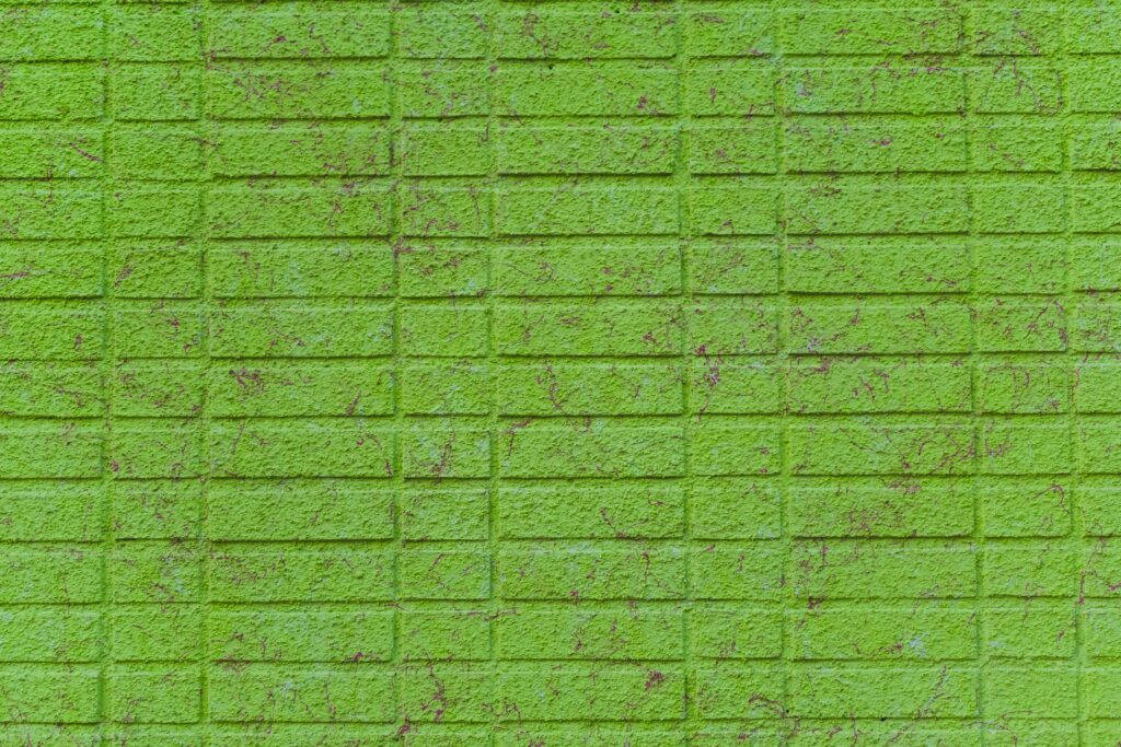 Light Green Plain Brick Wallpaper