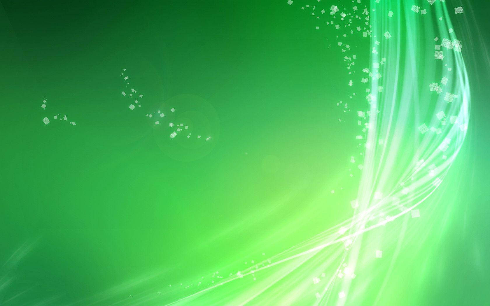 Light Green Sparkling Swooping Wallpaper