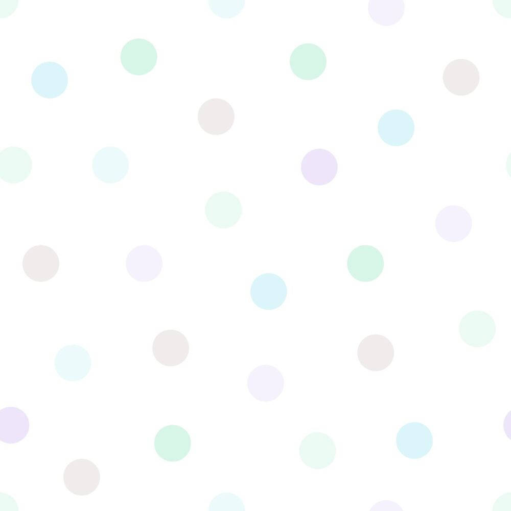 Light Pastel Polka Dots Wallpaper