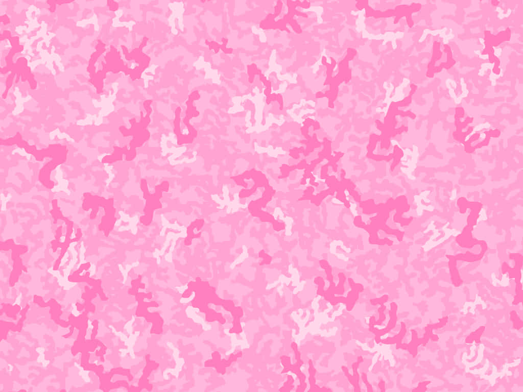 Light Pink Camo Wallpaper