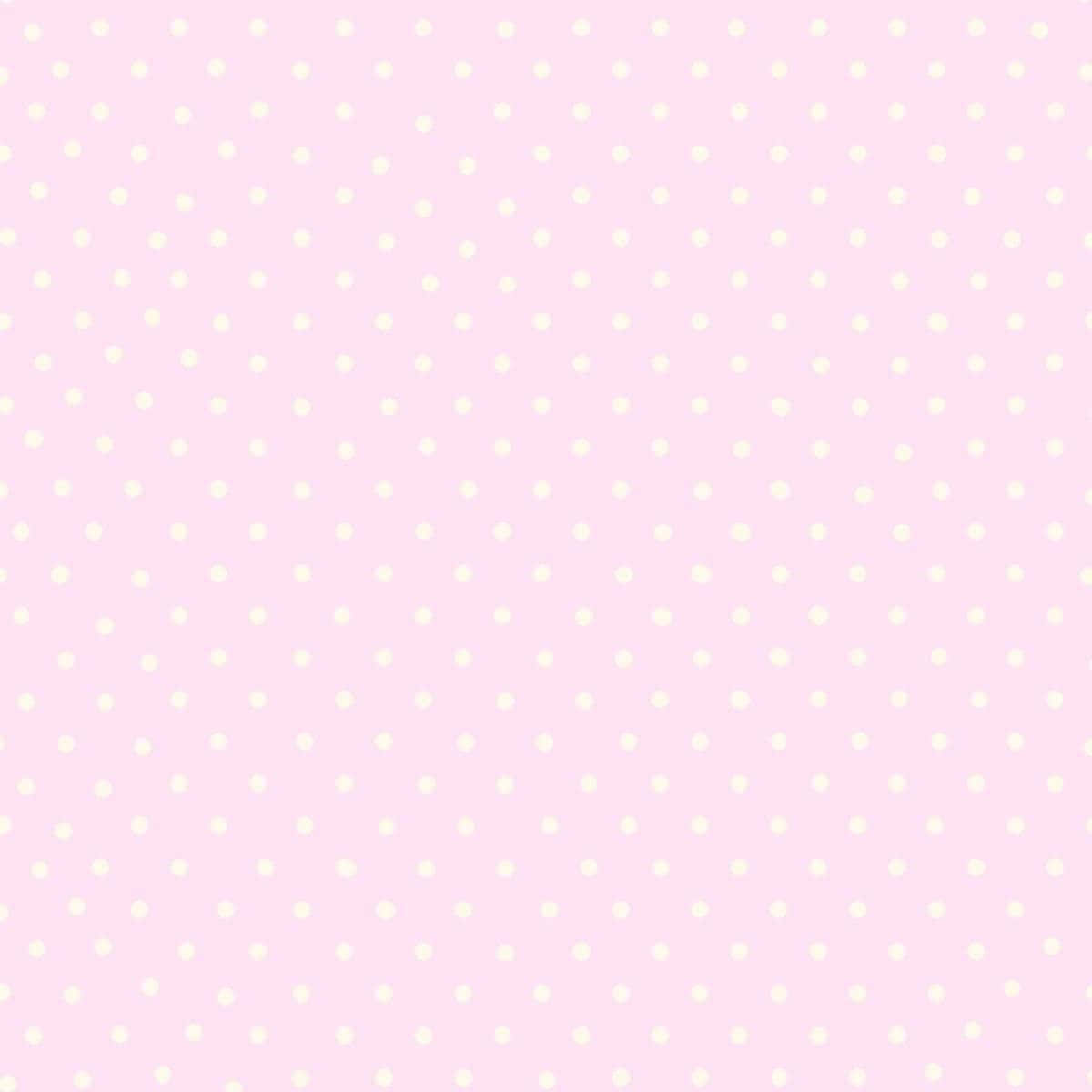 Light Pink Polka Dot Pattern Wallpaper