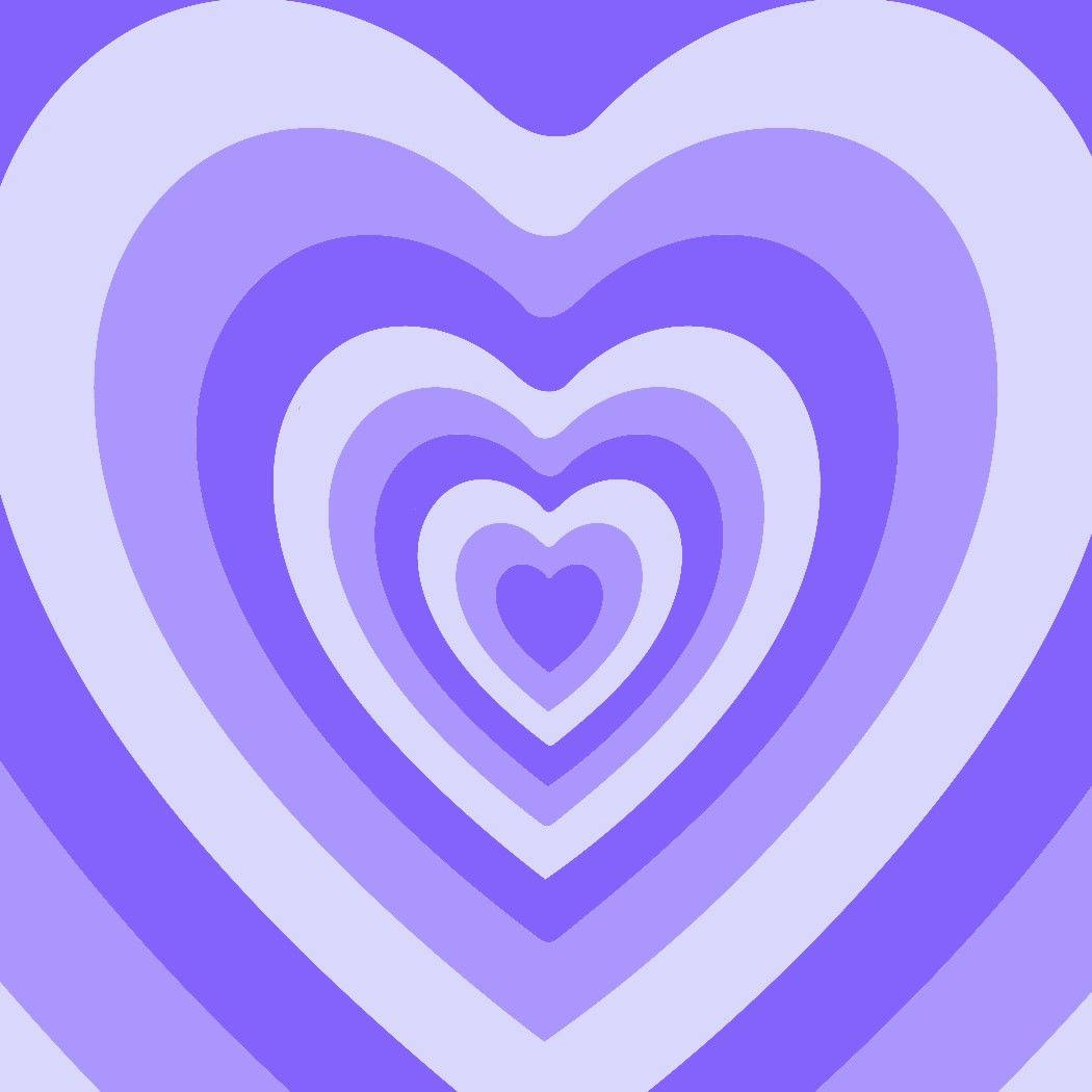 Light Purple Wildflower Heart Wallpaper