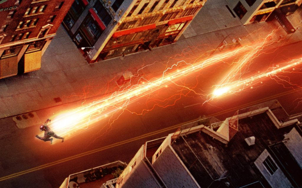 Lightning Trail The Flash 4k Wallpaper