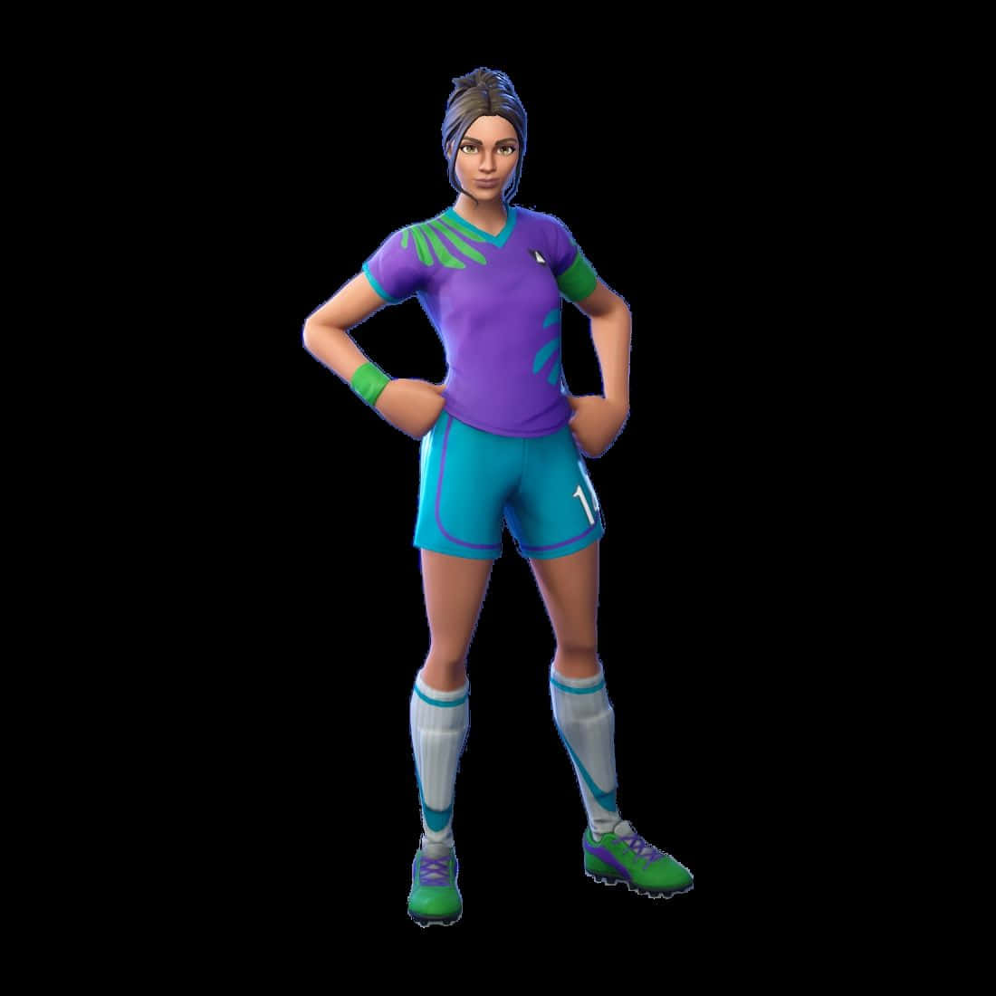 Like A Pro, Take On Any Challenge With Fortnite Poised Playmaker. Wallpaper