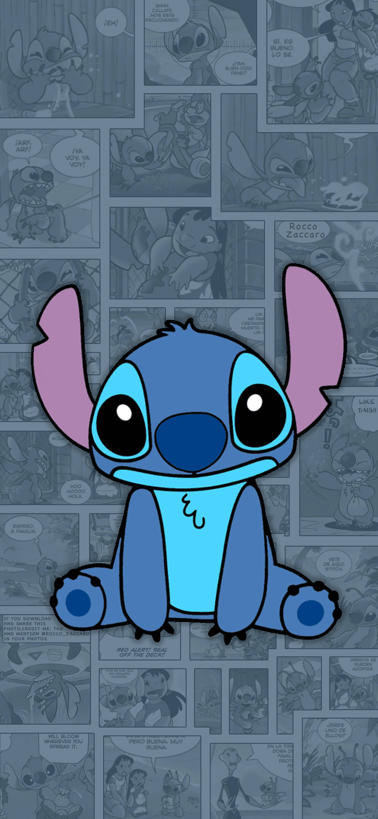 Lilo And Stitch Iphone Comics Wallpaper