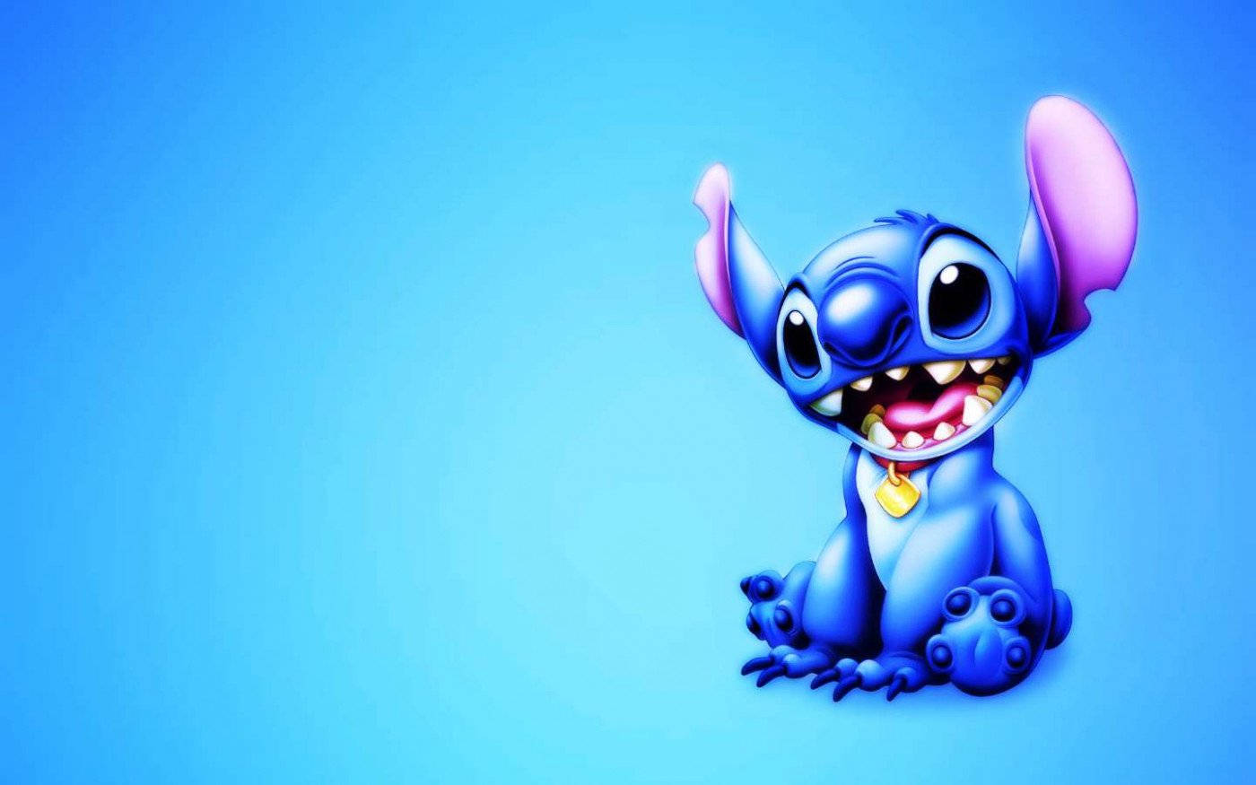 Lilo Stitch Cute Blue Protagonist Wallpaper